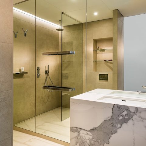 Luxury apartment prefabricated bathroom pod version 5